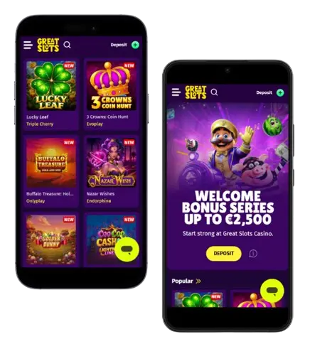 Great Slot Casino on Mobile